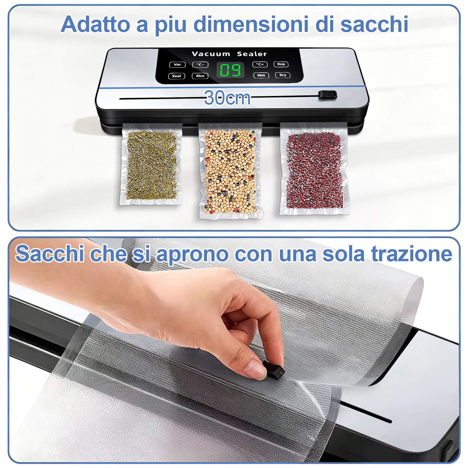 Dictien Macchina Sottovuoto Alimenti Automatica per Secchi che Umidi alimenti — immagine 5 di 16