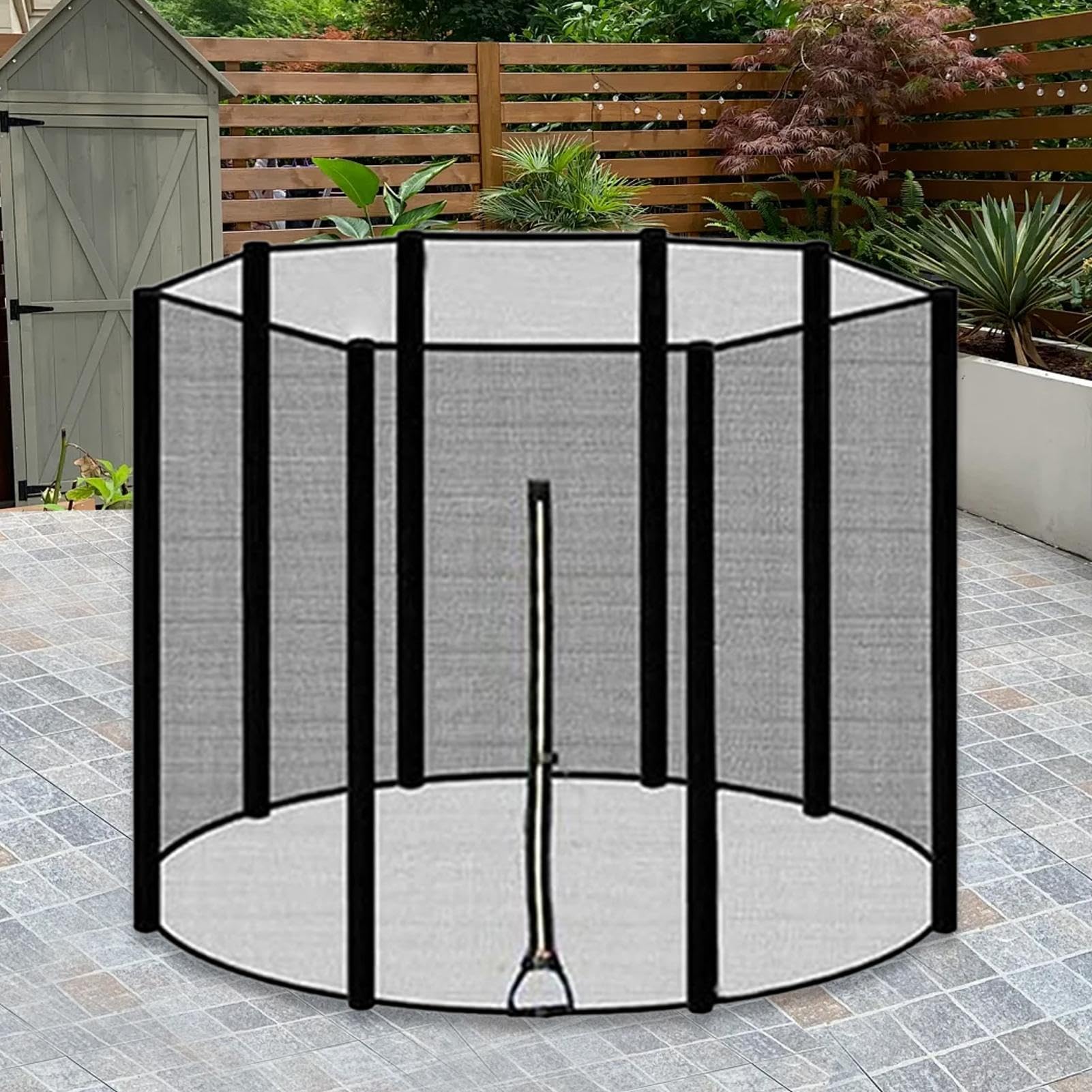 Rete Da Trampolino Di Ricambio Rete In Mesh Per Trampolino | Tessuto Resistente Agli Uv E Alle Intemperie Ad Alta Densità E Traspirante Per Bambini E Ragazzi