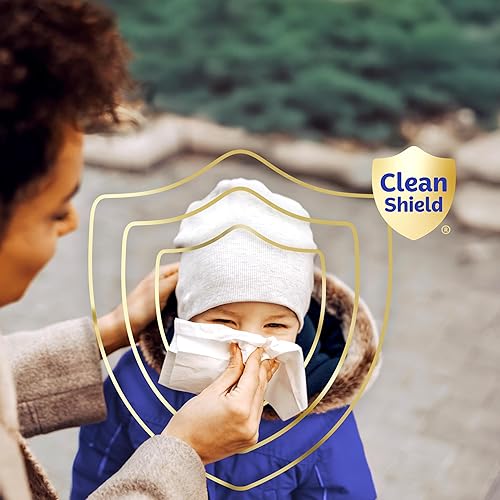 Miniatura 7 de Kleenex Pañuelos faciales refrescantes y aloe, 4 cajas de cubos, 50 pañuelos por caja, 2 capas