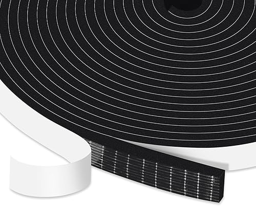 Miniatura 1 de Cinta aislante de espuma adhesiva fuerte mejorada, tira de sellado de puerta de ventana insonorizada, refrigeración de tira de sellado de CA de alta