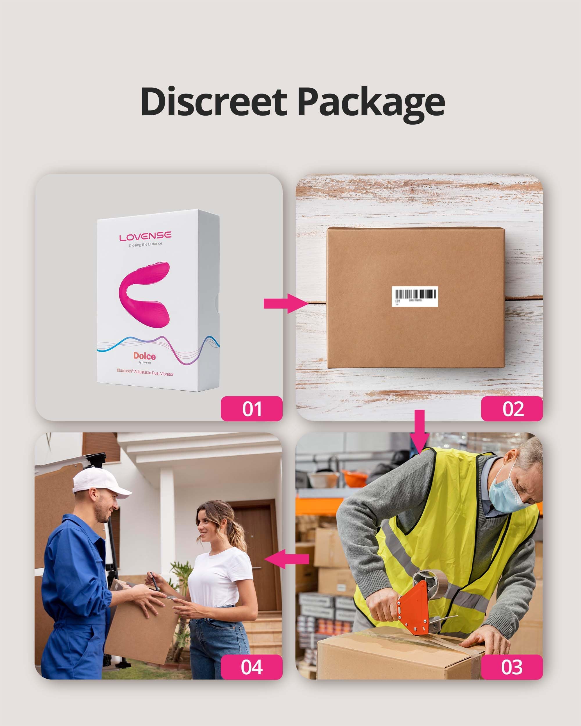 LOVENSE Dolce Remote Control Vibrator，Adult Sex Toys & Games,Womens Sex Toys,Clitoris & G-spot Vibrating Sex Toy for Double Stimulation with 10 Vibration Patterns