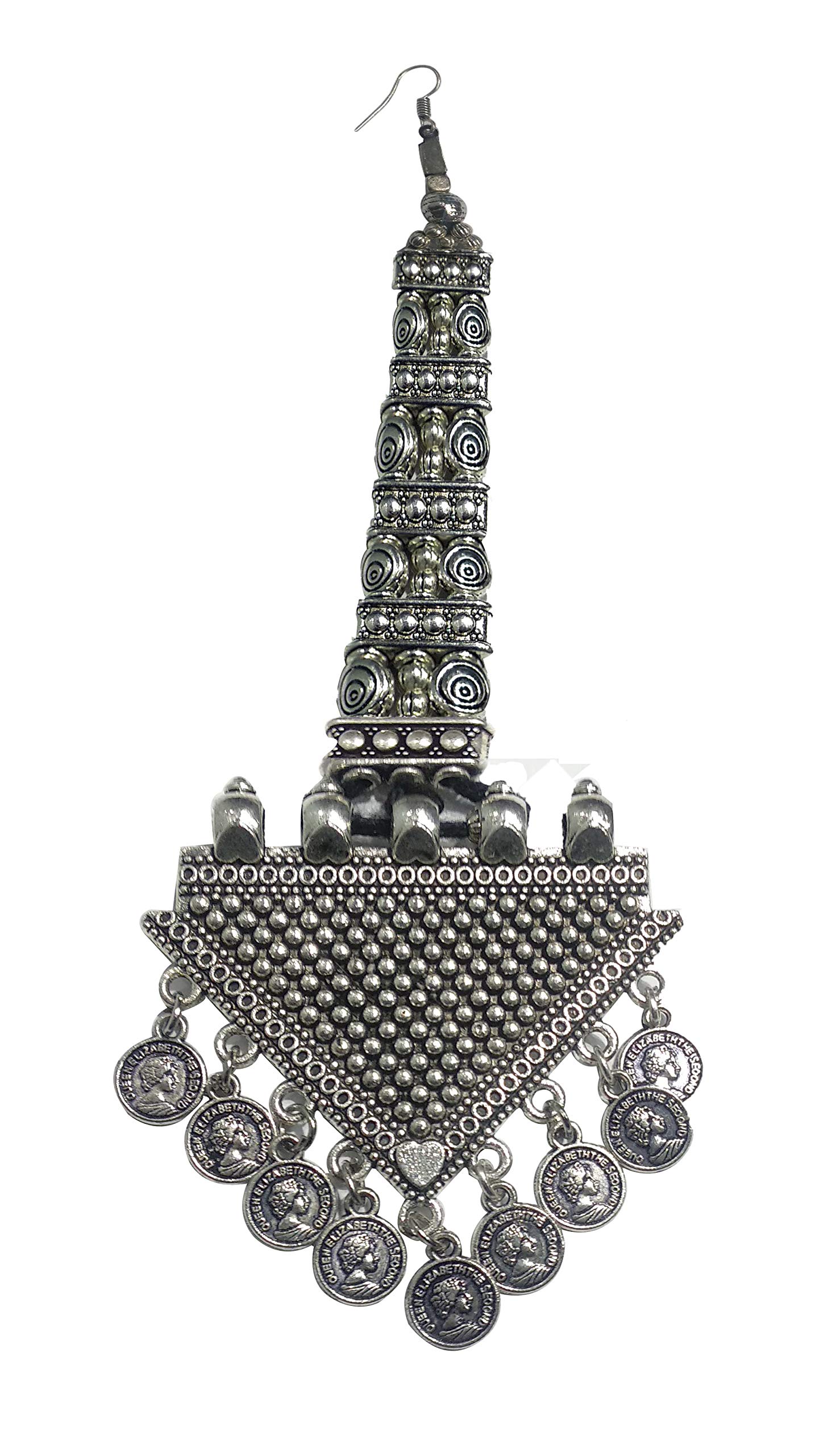 GURJARI JEWELLERS Triangle Oxidised Mang-Tika for Girls (B07THKPVLF) Amazon Price History, Amazon Price Tracker