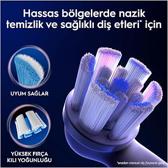 Oral-B iO Gentle Care Beyaz Diş Fırçası Yedek Başlığı 4 Adet