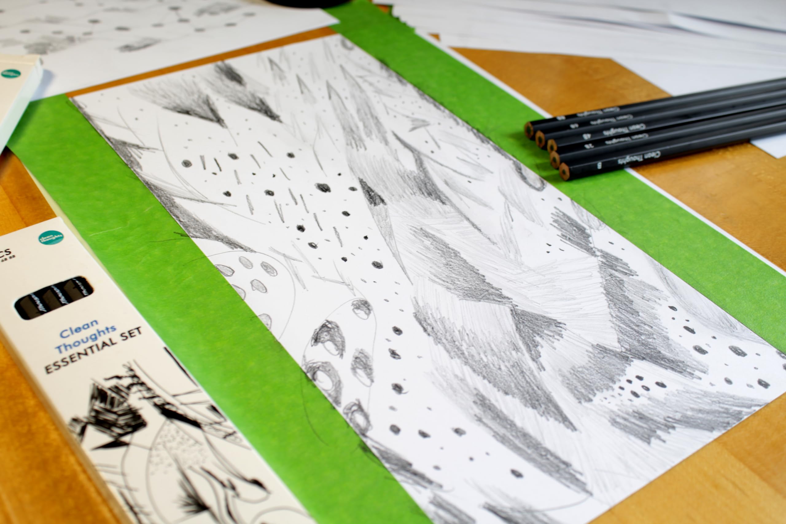 DRAWING PENCILS 2 BOXES WITH 5 PENCILS EACH B, 2B, 4B, 6B, 8B DRAWING SET FOR PROFESSIONALS BEGINERS FOR KIDS FOR SKETCH, FOR DESIGNERS PENCILS FOR STUDENTS - Image 3