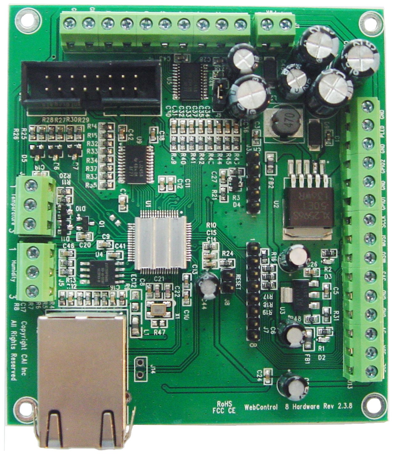 Webcontrol Universal Network Enabled Timer Temperature Humidity I/o Controller