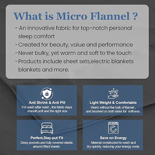 Miniatura 6 de Shavel Home Products Mantas de microfranela tamaño matrimonialqueen, ligeras y acogedoras para todas las estaciones, mantas para el hogar, manta