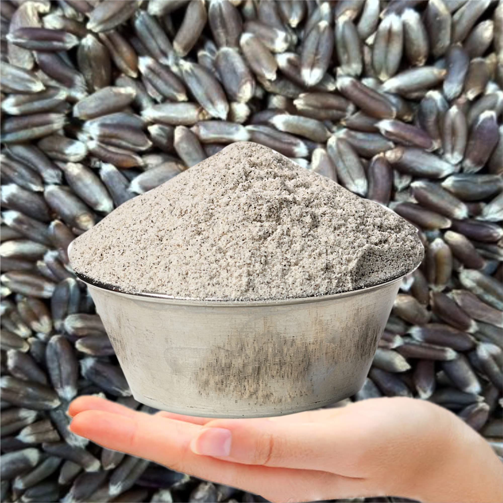 HDC Siridhanya Natural Organic Black Wheat Flour Antioxidants | Non-GMO Gluten Free, Keto Friendly, Low Carbs (specially for diabetic) Organically grown Gross wt. 2.5kg (B0B8SC1YS7) Amazon Price History, Amazon Price Tracker