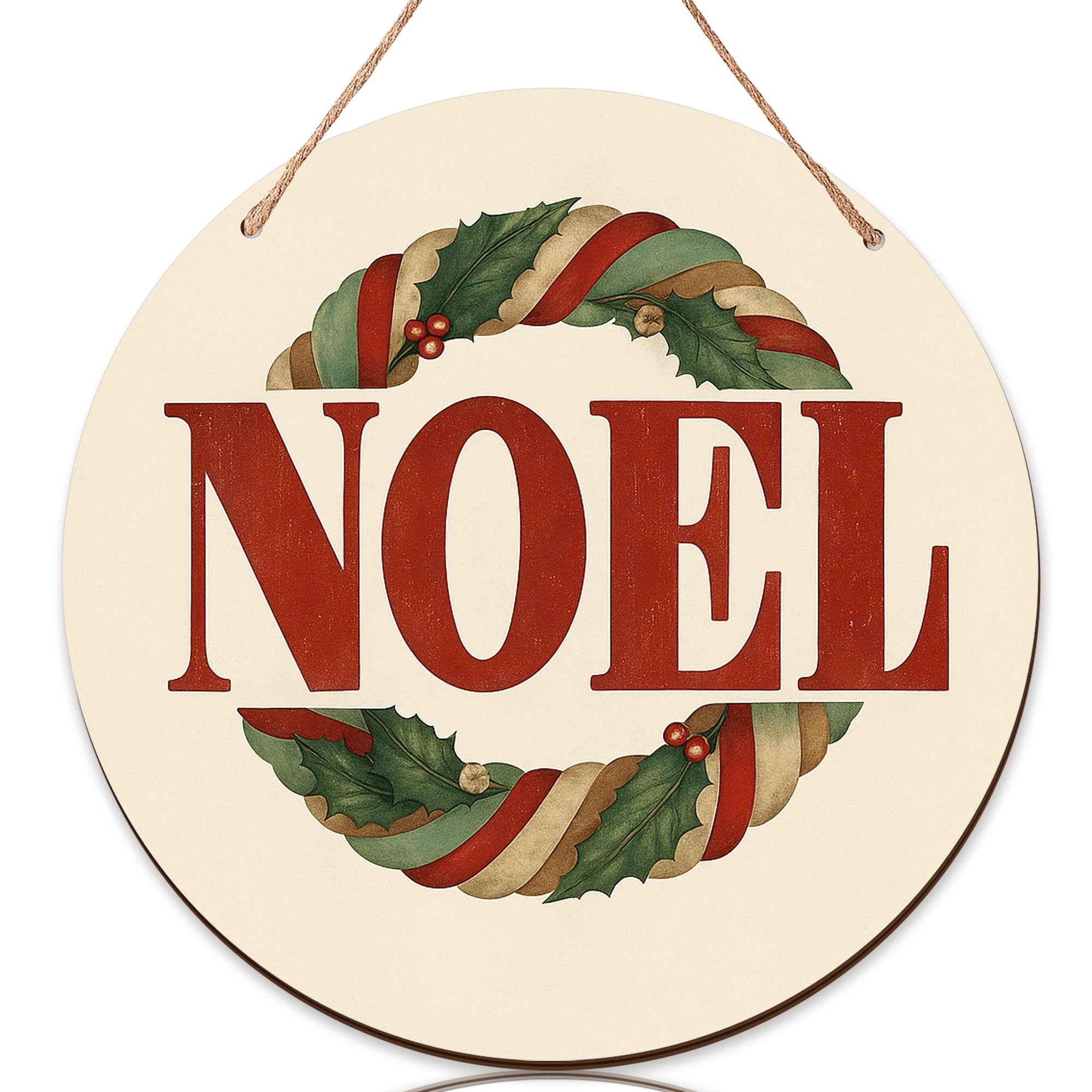 Amazon.com: Noel Welcome Sign for Front Door, Christmas Vintage