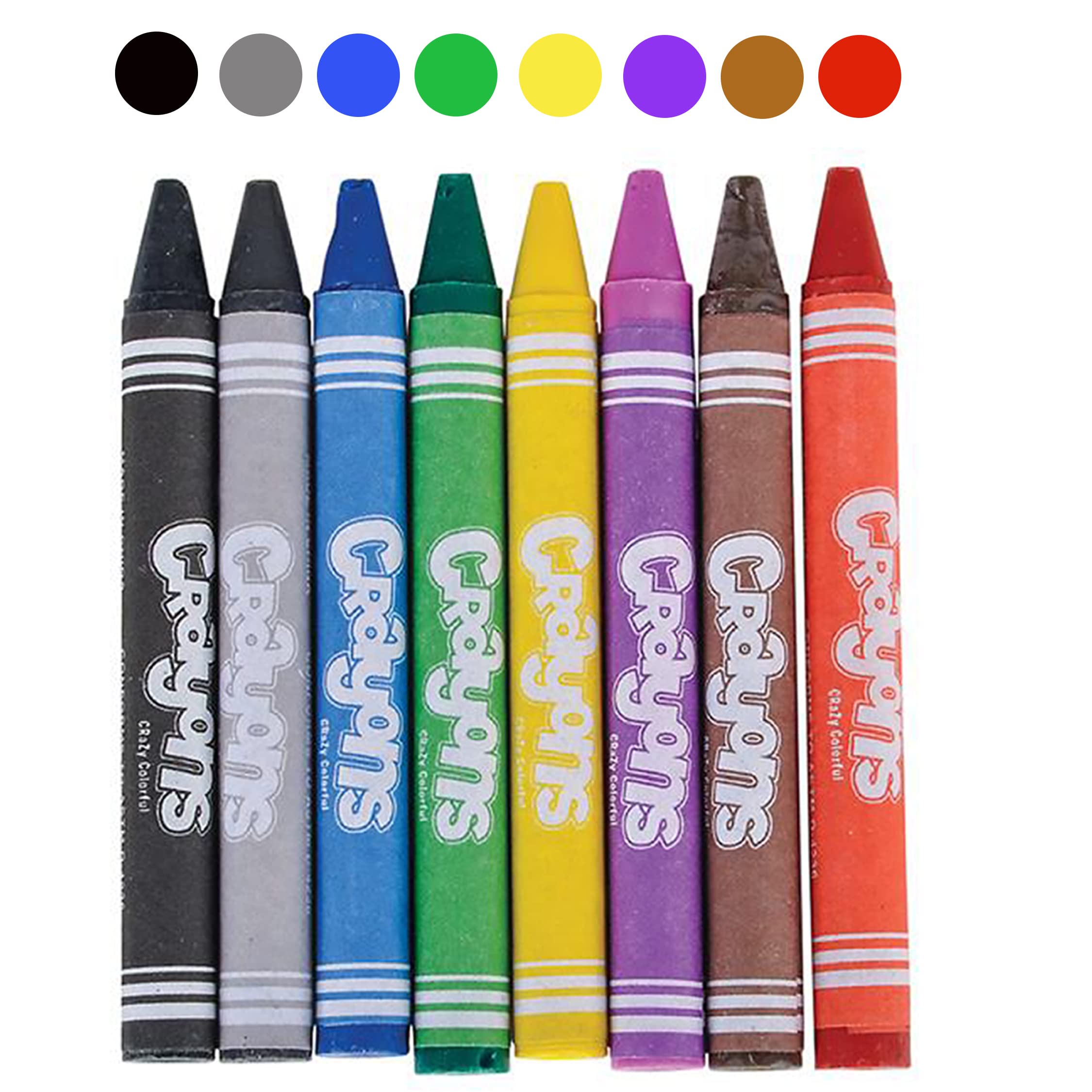 Amazon.com: Bulk Crayons for Kids (48 Packs of 8 Crayons) Crayon Packs for  Kds Bulk - for Party Favors, Goodie Bag Fillers, Back to School Supplies,  Arts & Crafts By 4E's Novelty :