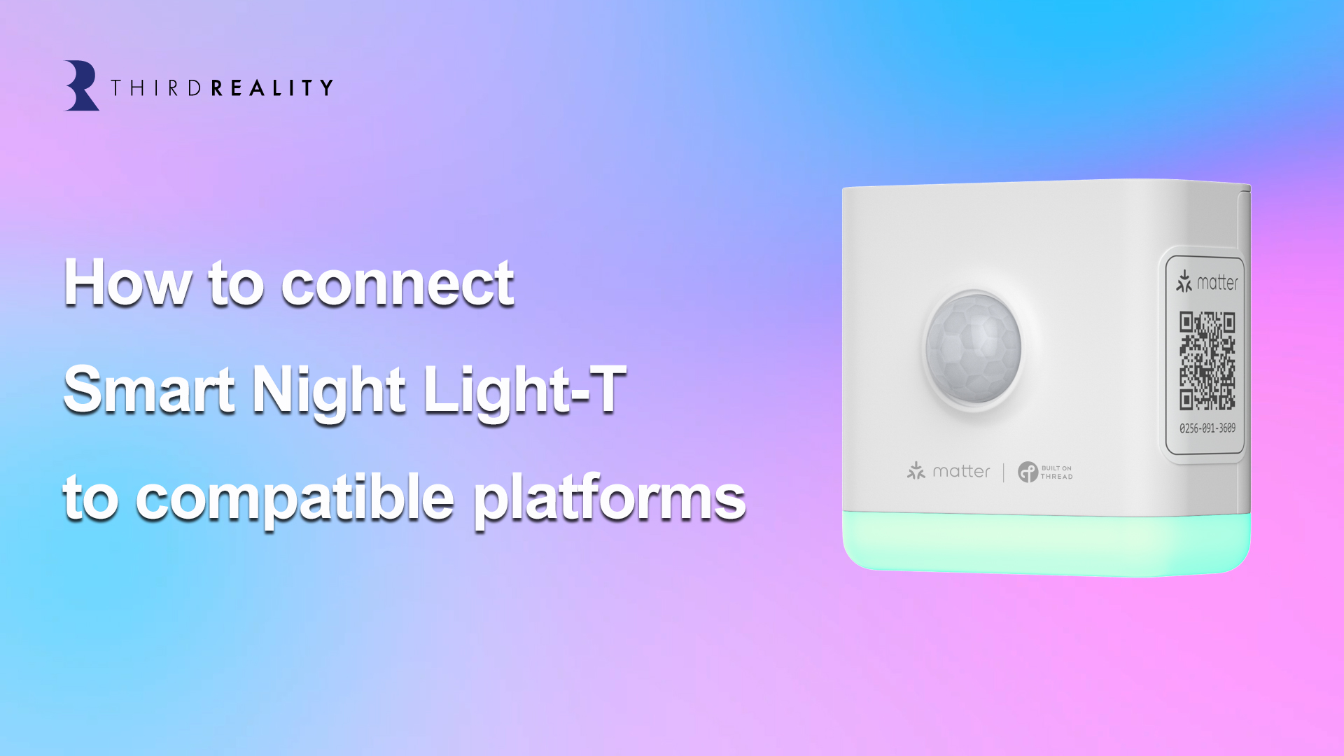 Image of THIRDREALITY Smart Night Light-T,Support Matter Over Thread,3-in-1 RGB Color Night Light with Motion & Illumination Sensor,Local Control,Work with Home Assistant,Apple Home,Alexa,Google Home&Homey