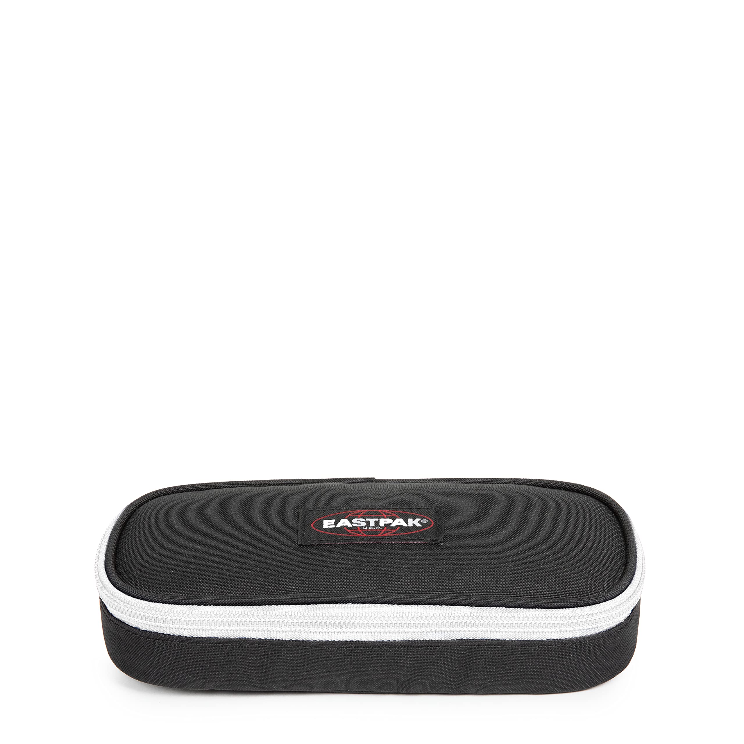 EASTPAK Oval Single Estuche, Unisex adulto, Talla única, Negro (Kontrast Grey White)