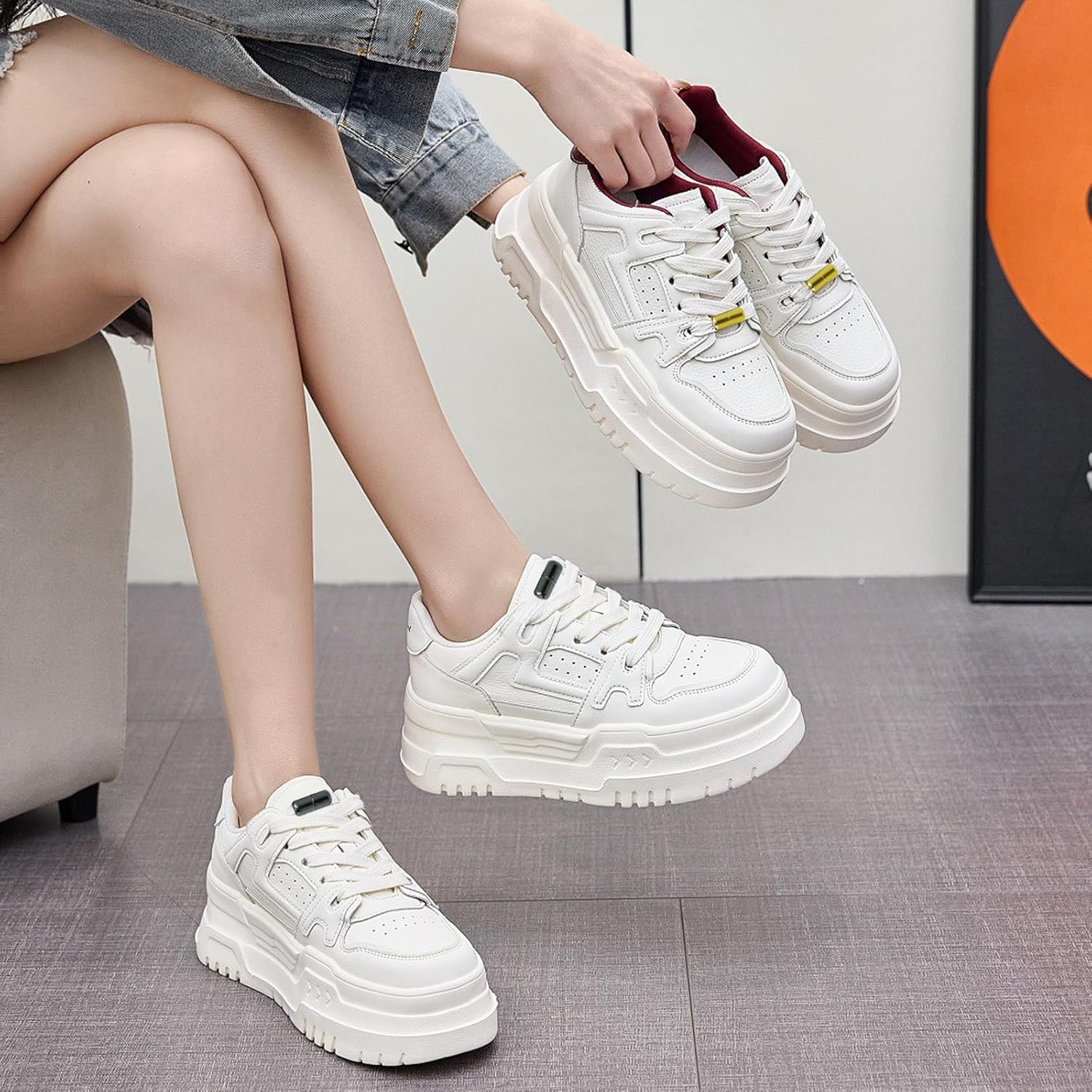 Paidiem No-Tie Shoelace Buckle Locks - 40 Sets Metal Lace Tips for Sneakers, Hiking Boots, and Casual Shoes, Platinum, Easy to Install (4 Colors, Each Color 10 PCS) - Image 4