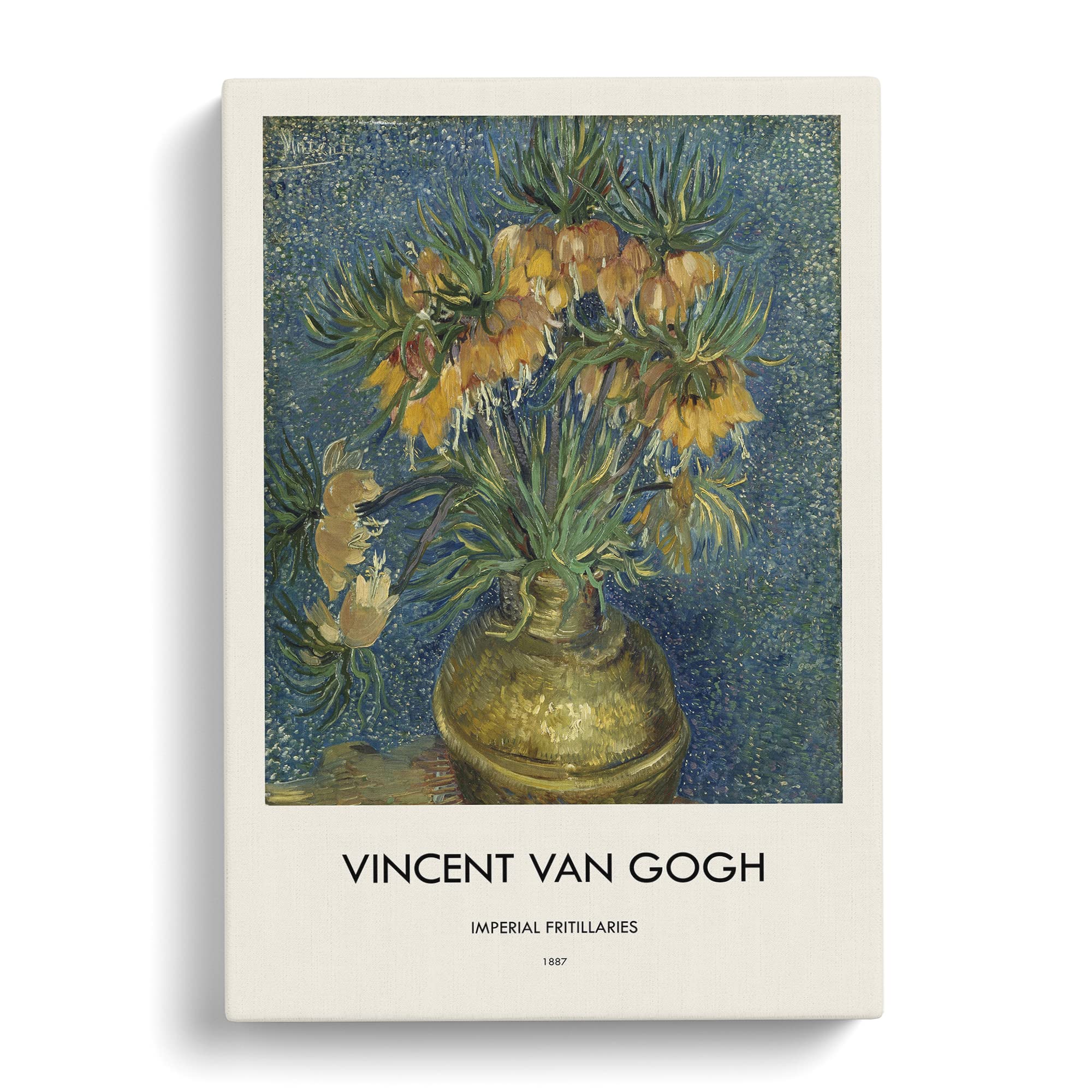 Imperial Fritillaries By Vincent Van Gogh Canvas Print, Mixed, 25L x 50W cm - Image 2