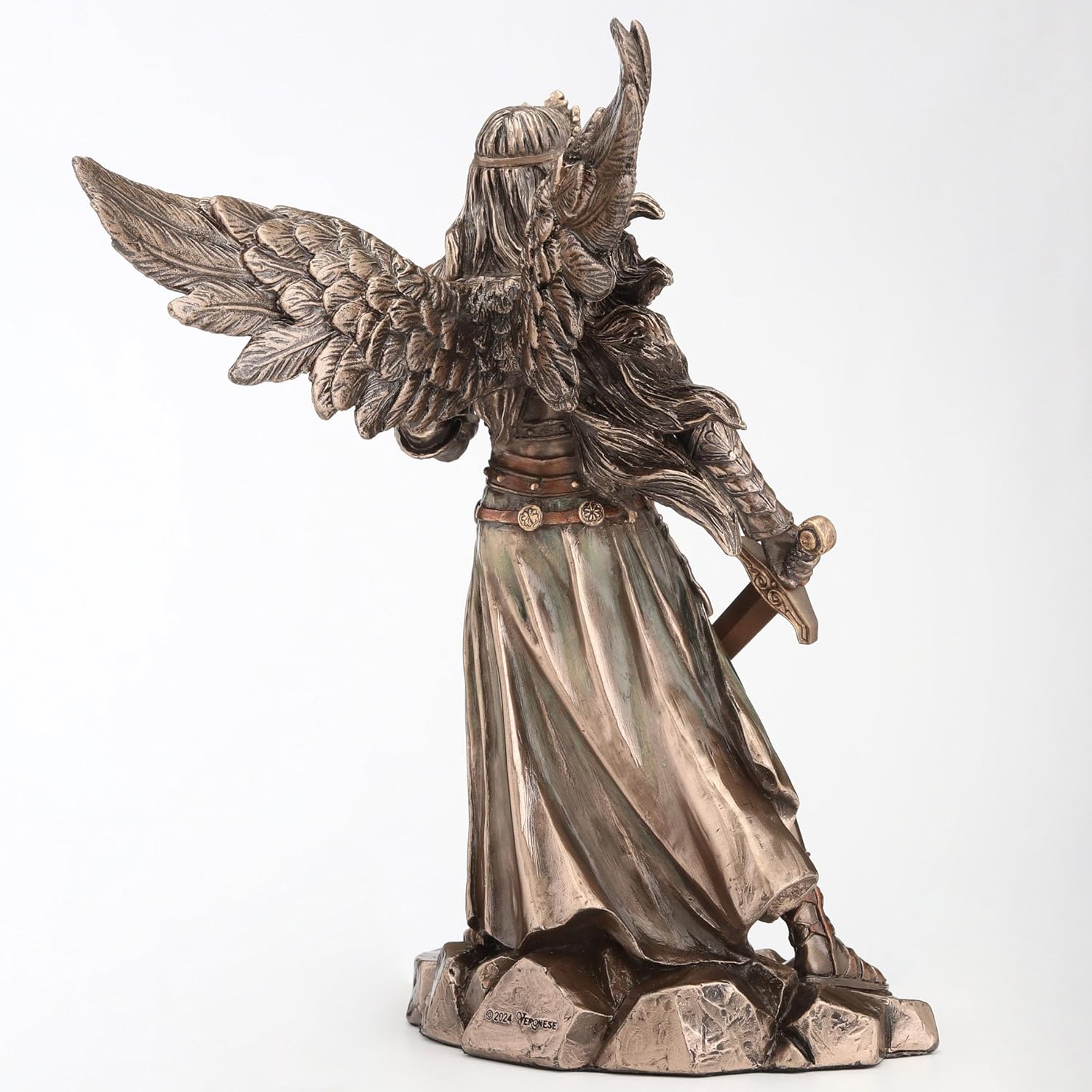 Veronese Design 8 1/2 Inch Nemesis The Greek Goddess of Retribution Cold Cast Resin Bronze Finish Sculpture