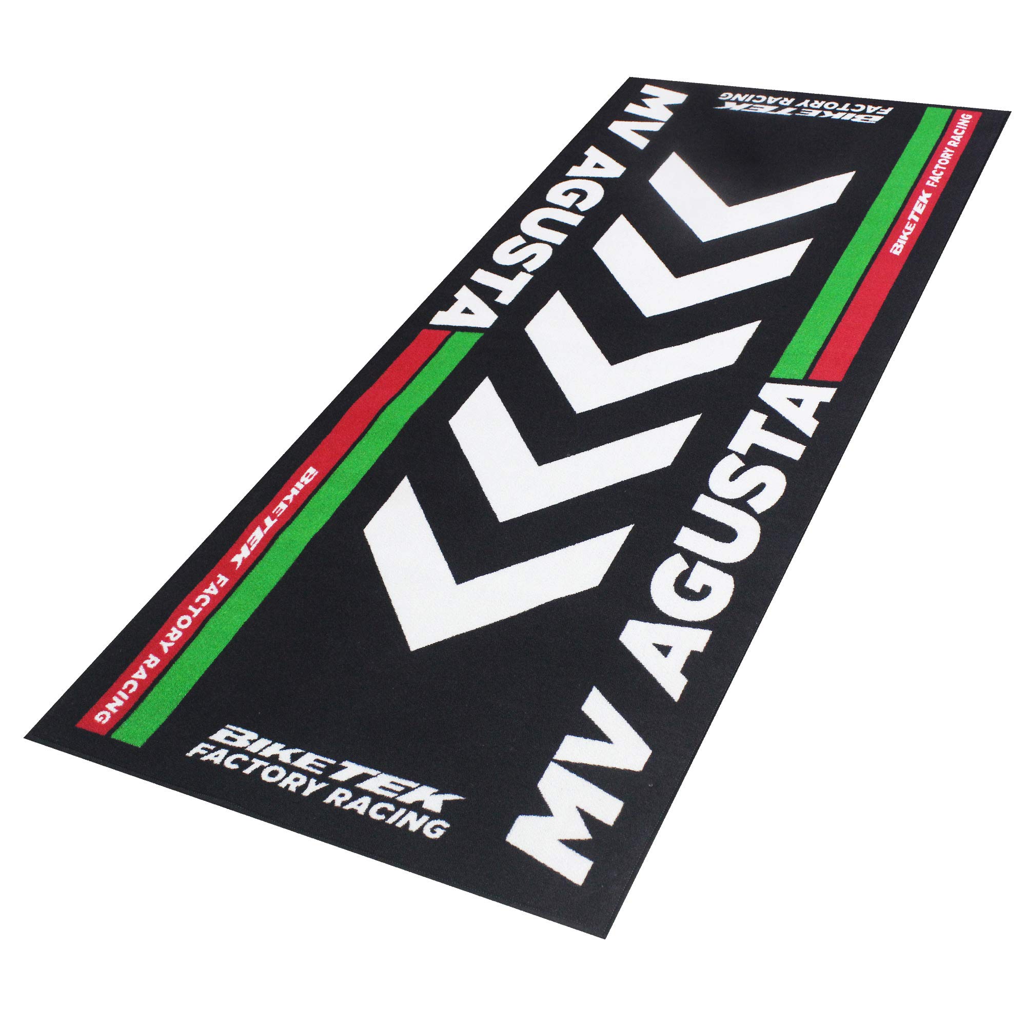 BIKETEK Tapis environnemental Garage Mat Noir Blanc pour Moto MV Agusta Neuf