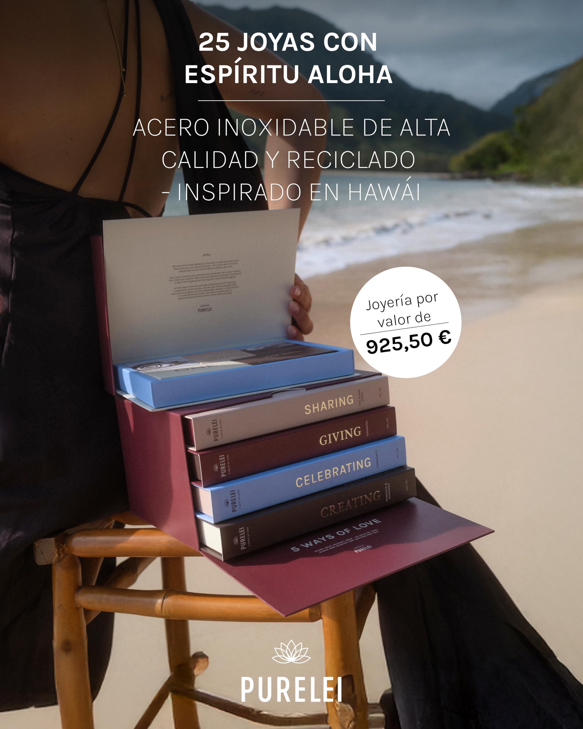 Purelei calendario adviento joyas 2025 (Plata) – 25 piezas exclusivas de joyería para cada ocasión – Calendario adviento mujer – Sostenible y reutilizable – Calendario joyas estético
