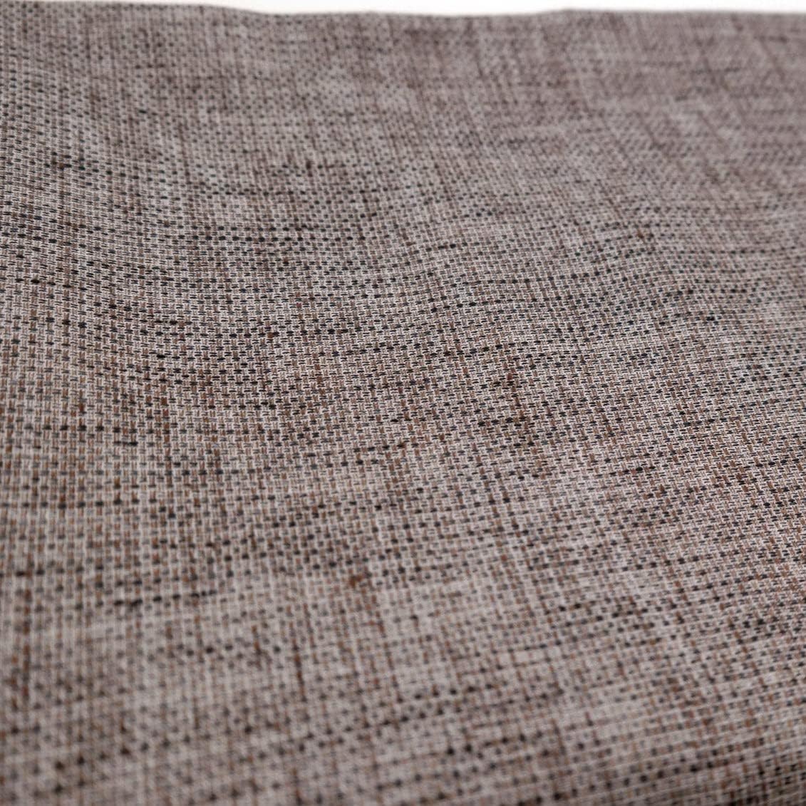 Brown Linen Cotton Tweed Fabric | Durable Quality Material for Sewing, Crafting, and Home Decor