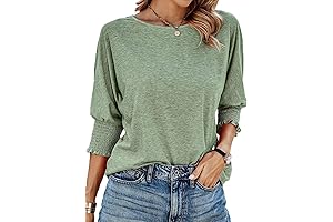 Women's 3/4 Sleeve Tops: The Perfect Blend of Style and Comfort