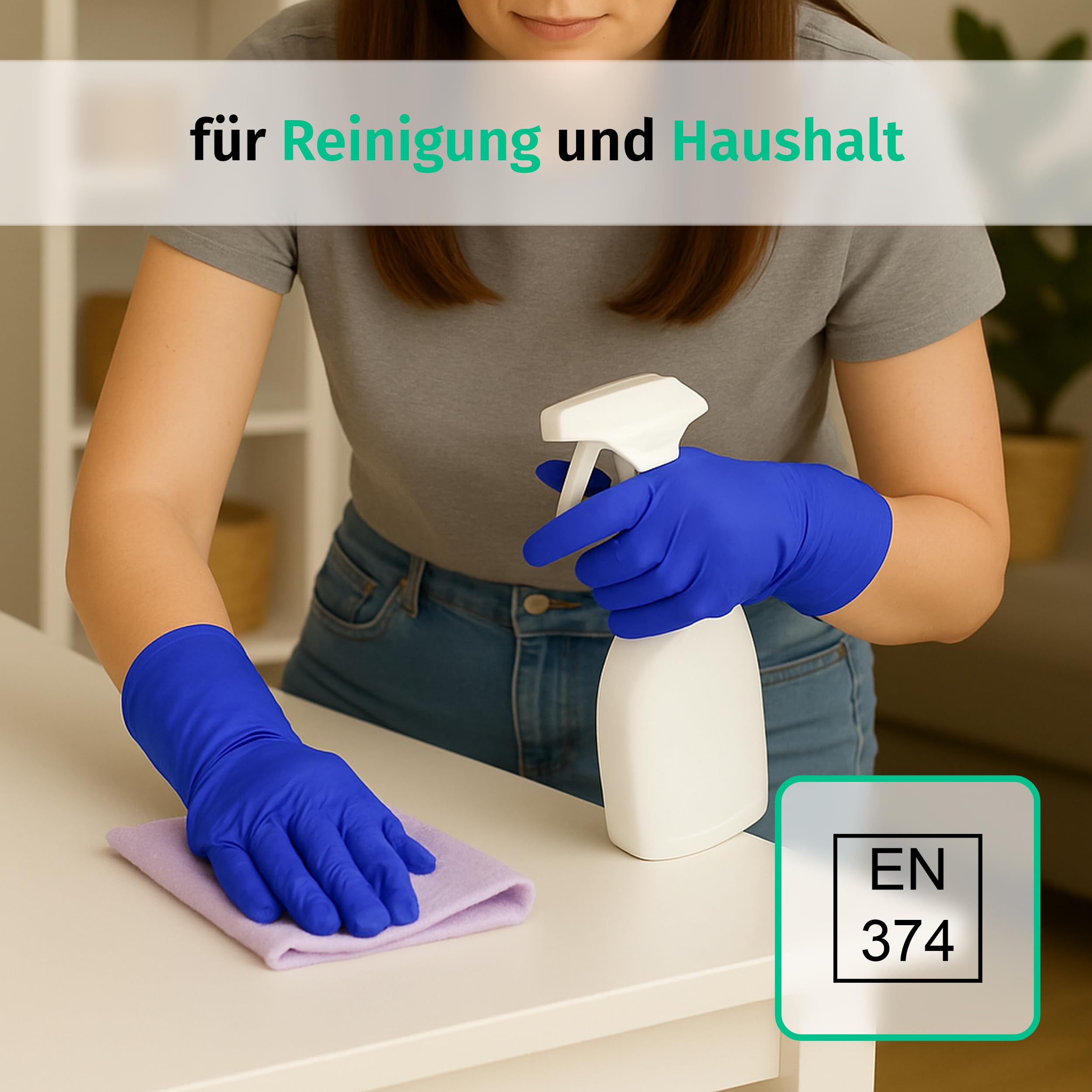 SF Nitrilhandschuhe L Violett – 1000 (10x100) Stück Einweghandschuhe, Einmalhandschuhe, Medizinische handschuhe, Puderfrei, Latexfrei, für Kochen, Putzen, Medizin, Kosmetik, Haushalt