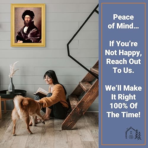 Vista 224 de Cabaña perdida de San Jorge y el dragón de Raphael Impresión en marco plano negro Reproducción de pintura de obras de arte fino Póster 2-San