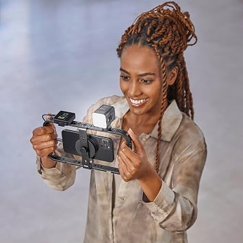 Rode Wireless Micro Microphone Kit (Lightning Connector, White) with Rode Phone Cage