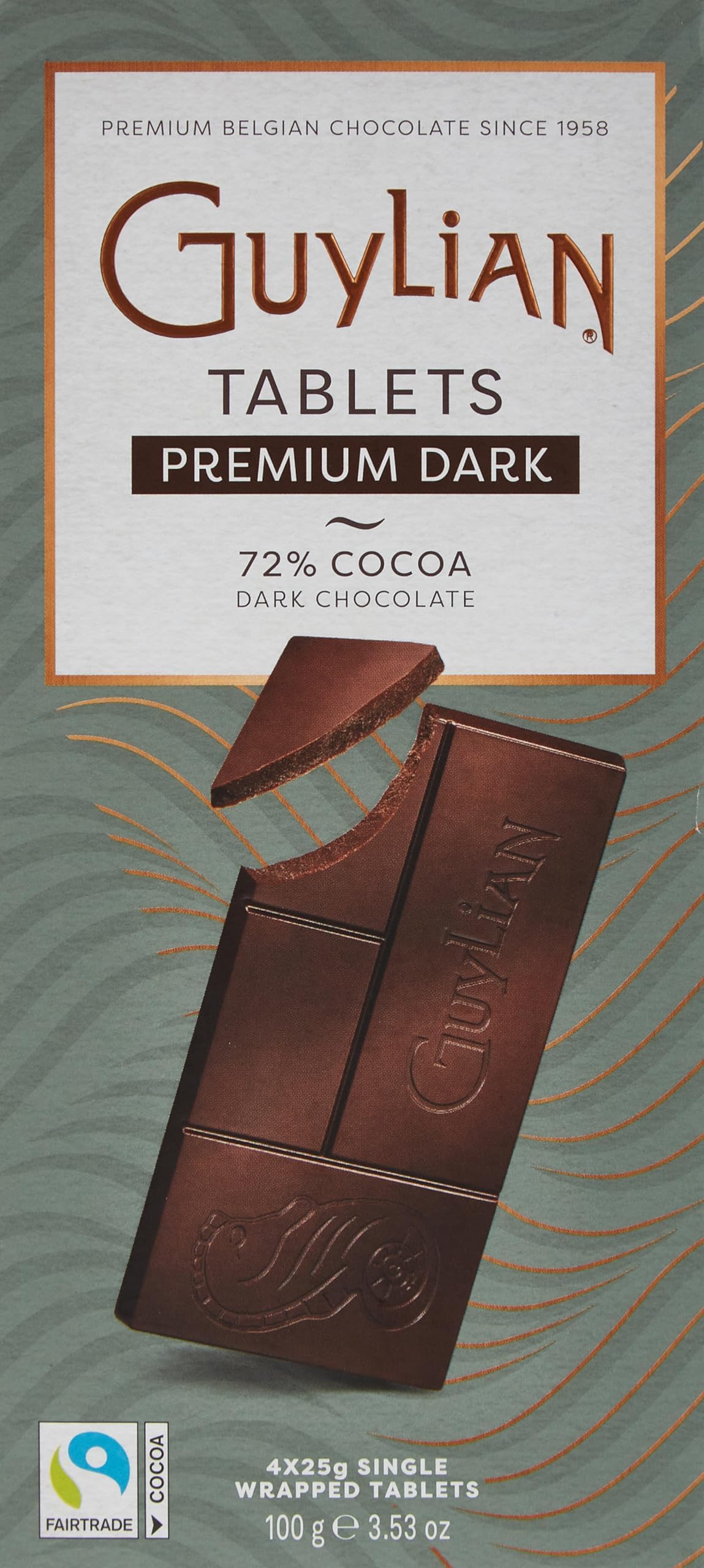 Guylian Tablets Premium Dark Chocolate Bar 100 g