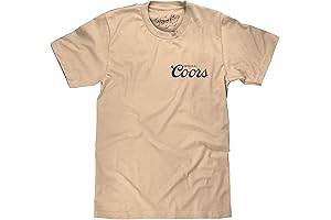 Men's Original Coors Rodeo Legend Double Sided Beer Logo T-Shirt