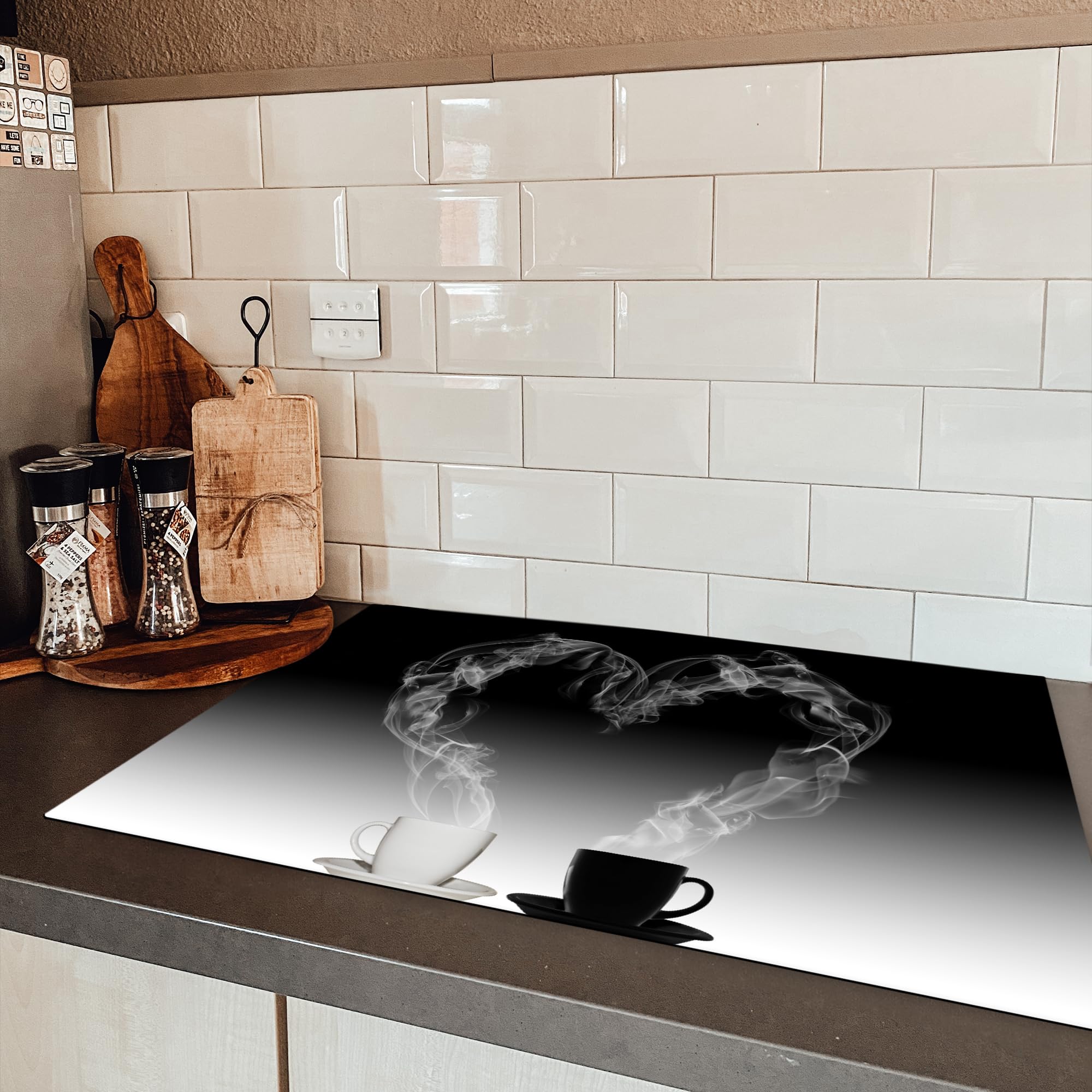 KitchenYeah© Herdabdeckplatte Einteilig Ceranfeld Abdeckplatte Küche Deko – Ansicht 5