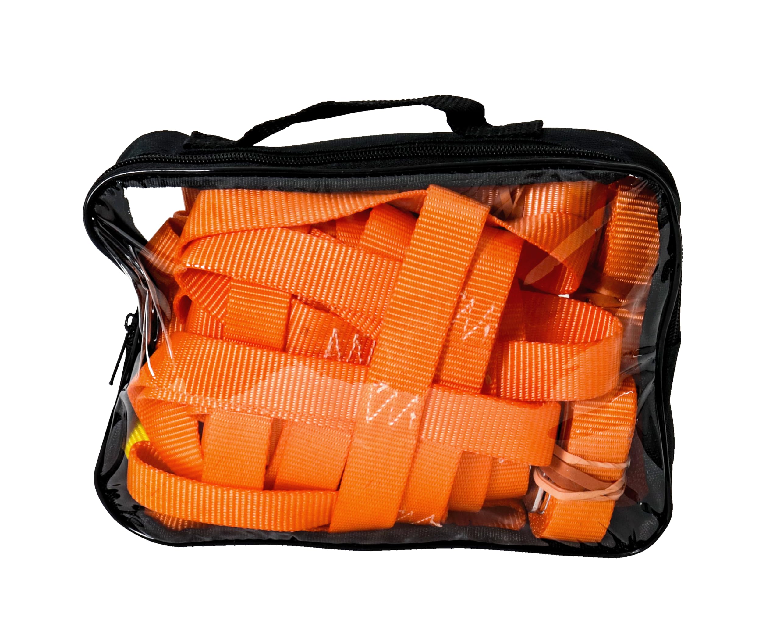 Dolezych Kofferraumnetz 825 x 1025 mm – Gepäcknetz mit 4 Spanngurten – In Anlehnung an DIN EN 12195-2 – einfache Anwendung – hohe Reißfestigkeit – inkl. Aufbewahrungstasche