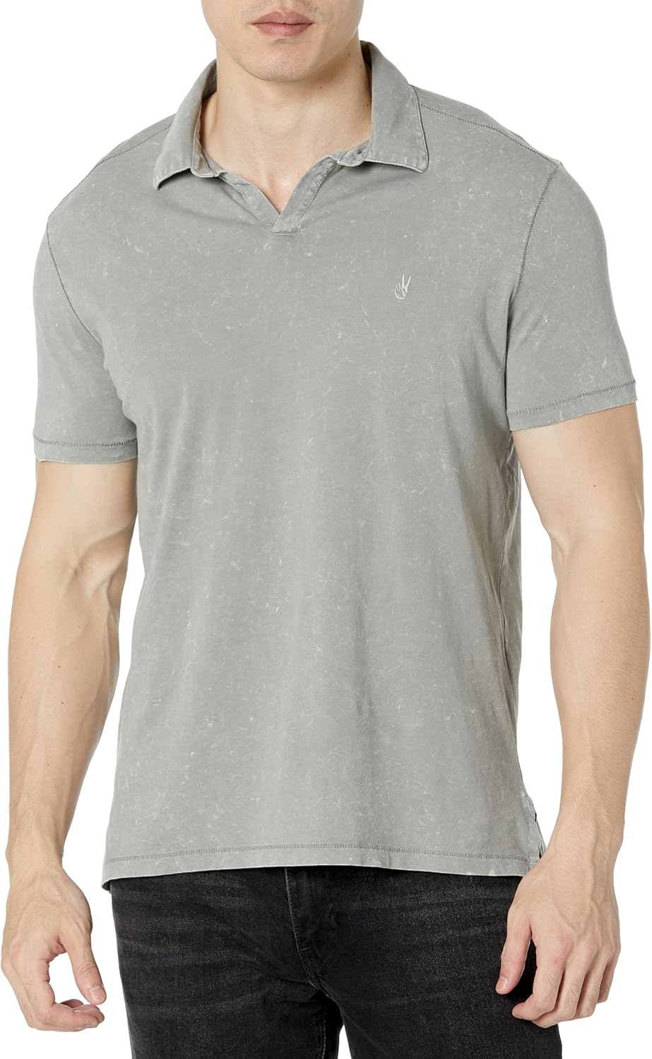 John Varvatos Mens Bodhi Short Sleeve Polo