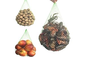 100PCS Seafood Boil Bags,23.6 Inch Onion Potato Garlic Storage Bag