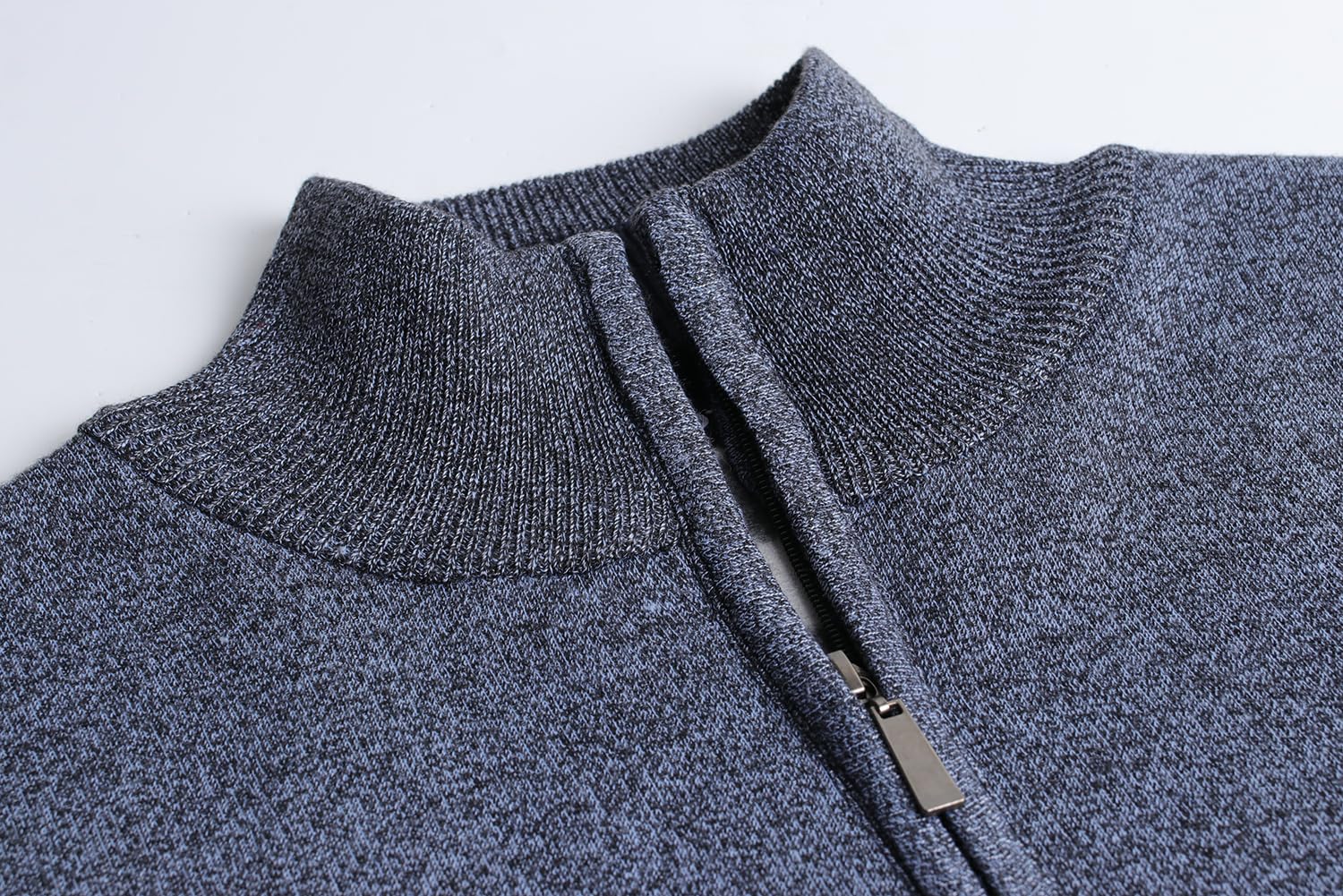 Uomo Cardigan Felpa Cappotto Lana imbottito Tops con Cerniera Lavorato a Maglia Maglione Stand colletto con 2 Tasche Caldo Maniche Lunghe Calda Casual Cappotti Inverno Manica Lunga Invernale