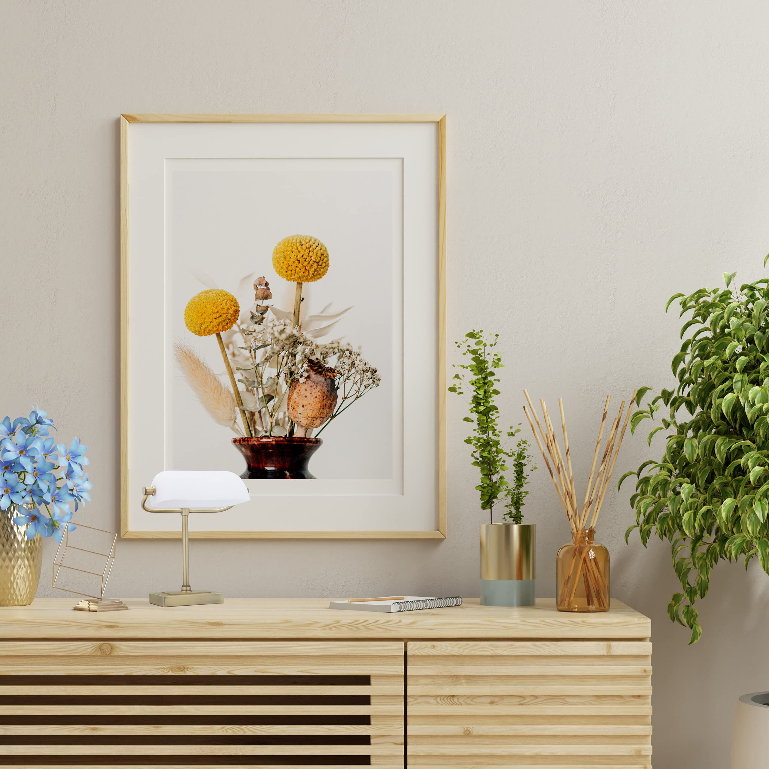 Relaxdays Bankerlampe Schreibtischlampe Retro, weiß/messing | Bibliothekslampe