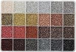 12/0 Glass Seed Beads About 15600pcs 24 Colors 2mm Loose Seed Beads Kit Bracelet Making Beads with 24-Grid Plastic Storage Box for Jewelry Making