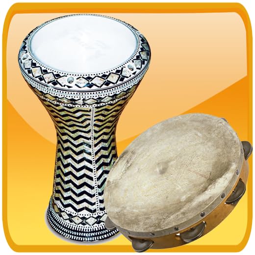 Darbuka tambourine and big drum