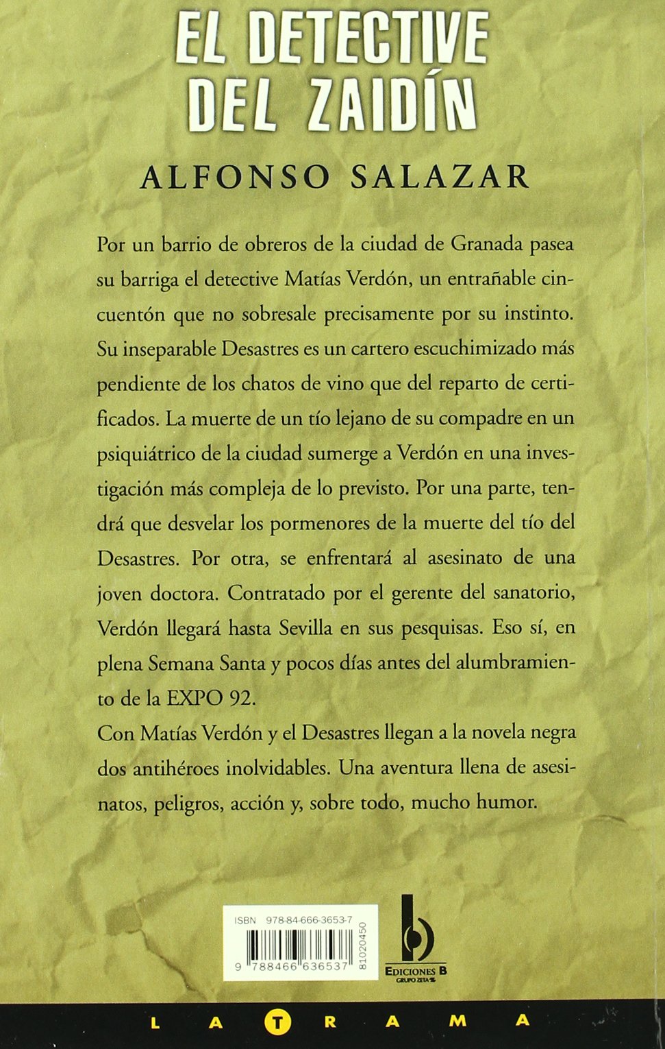 EL DETECTIVE DEL ZAIDIN: 00000 (LA TRAMA)