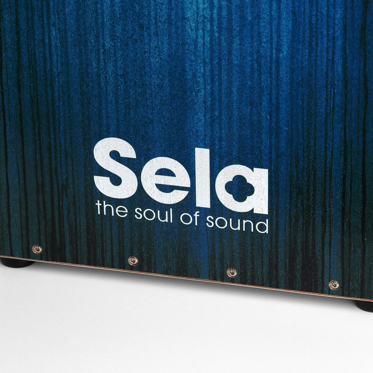 Sela SE 148 NL Varios Blue Cajon Set avec sac à dos, cajon pad et livre de cajon en néerlandais + CD + DVD