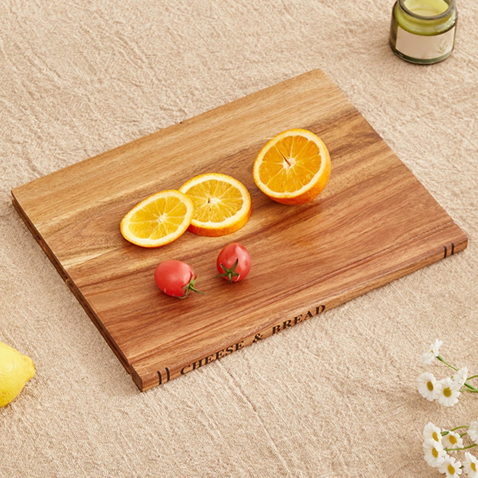 Juegos de Tablas de Cortar en Forma de Libro 3 Piezas de Tabla Decorativa | Tabla de Madera para Cortar para Verduras Carnes Pan Pastelería Sushi Carnicería Hogar Exterior