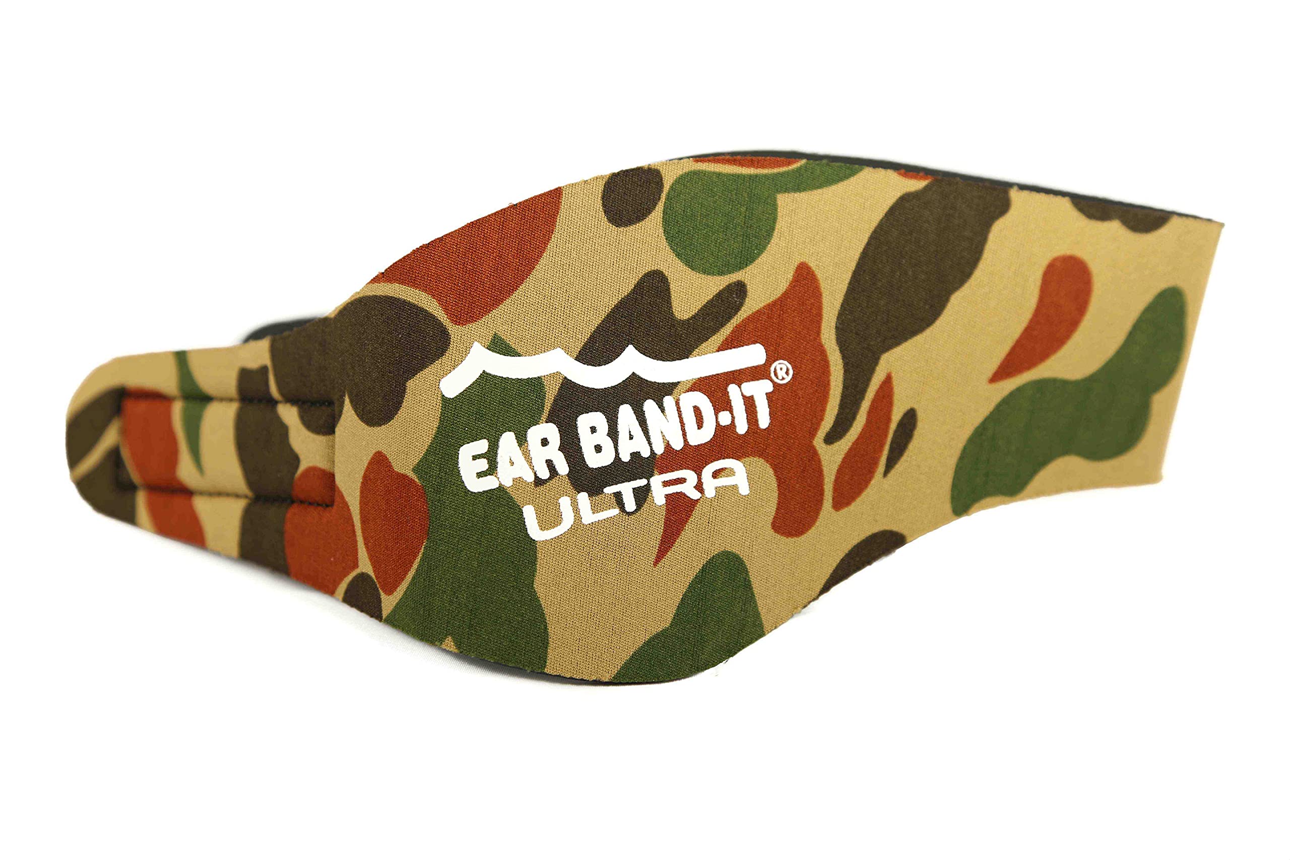 Ear Band-It Swimming Headband (Keep Water Out, Hold Earplugs in) Doctor Recommended and Water Protection Small (Ages 1-3) Camo