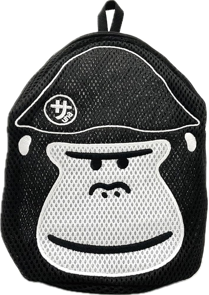 Amazon.co.jp: ごリラックス まもるさんの洗えるポーチ ブラック