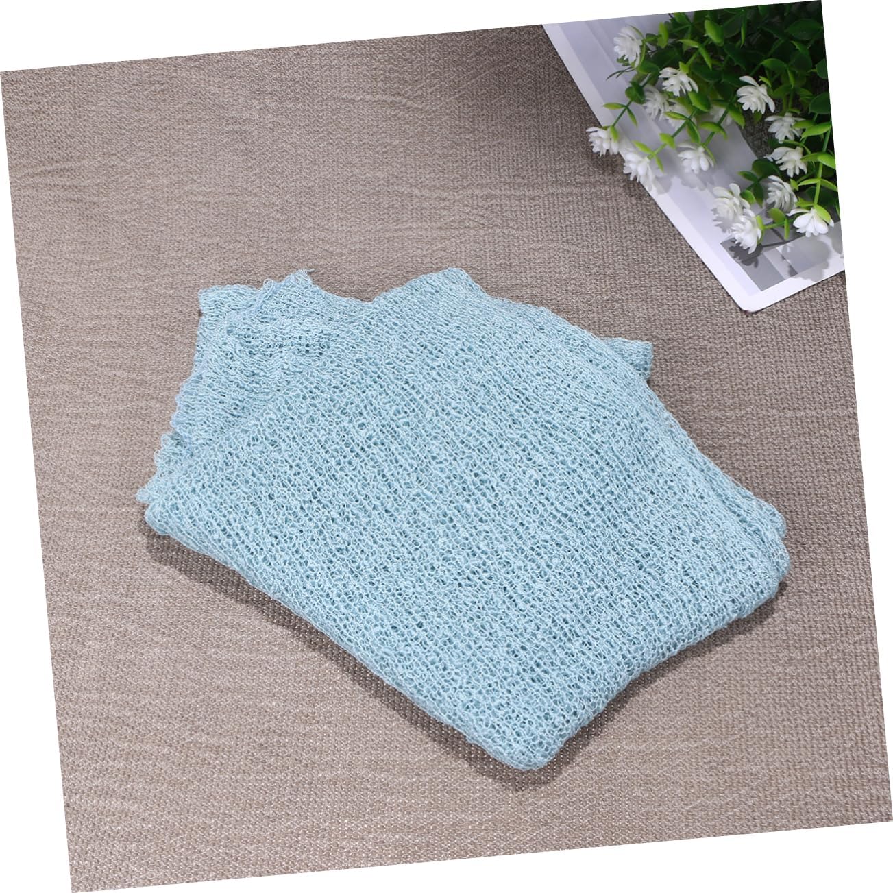 Swaddle Photography Props Soft Elastic Wrap for Newborns Photo Prop for Months - Image 6