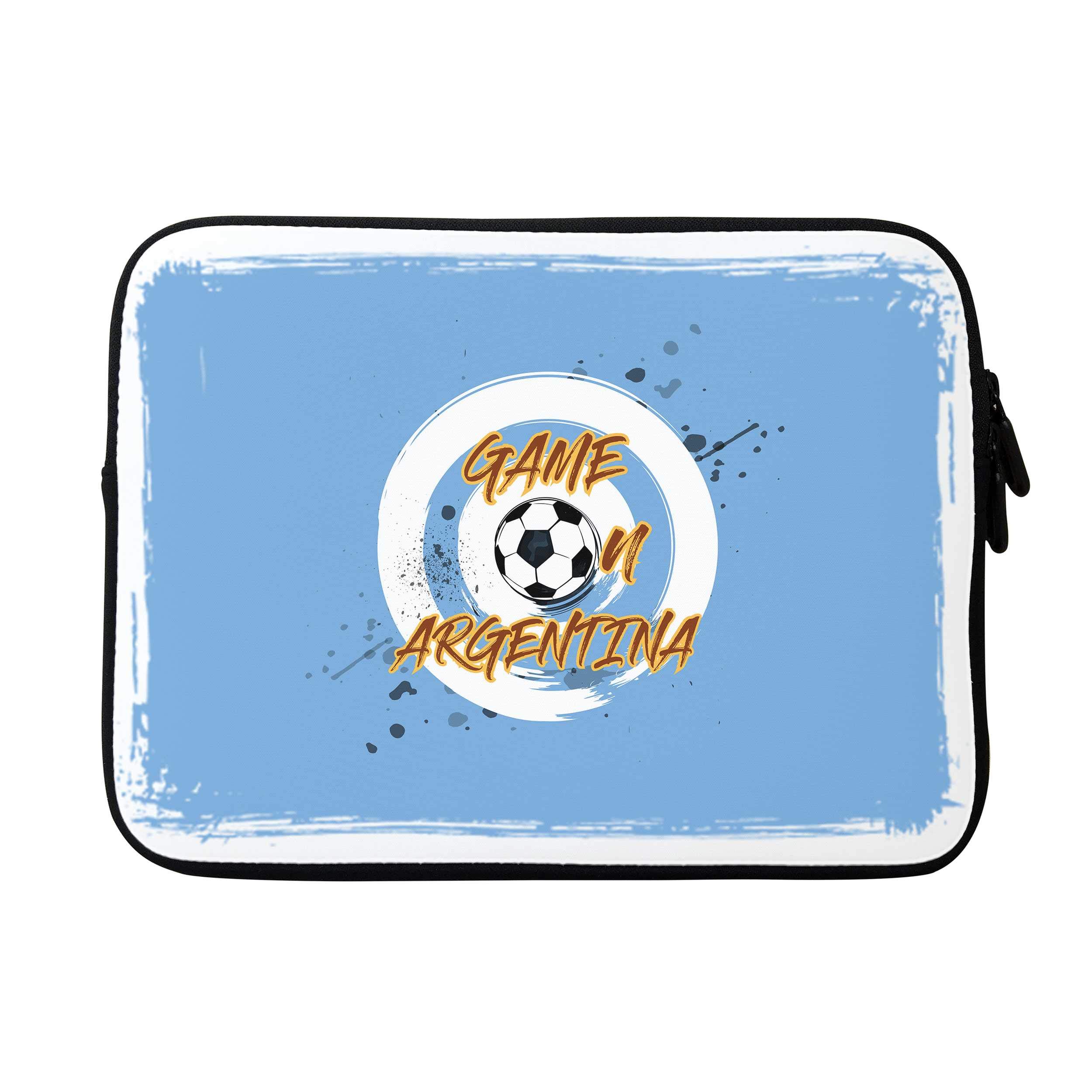 Stylizedd Premium Designer 15 inch Macbook Sleeve/Laptop bag with Strap - Game on Italy