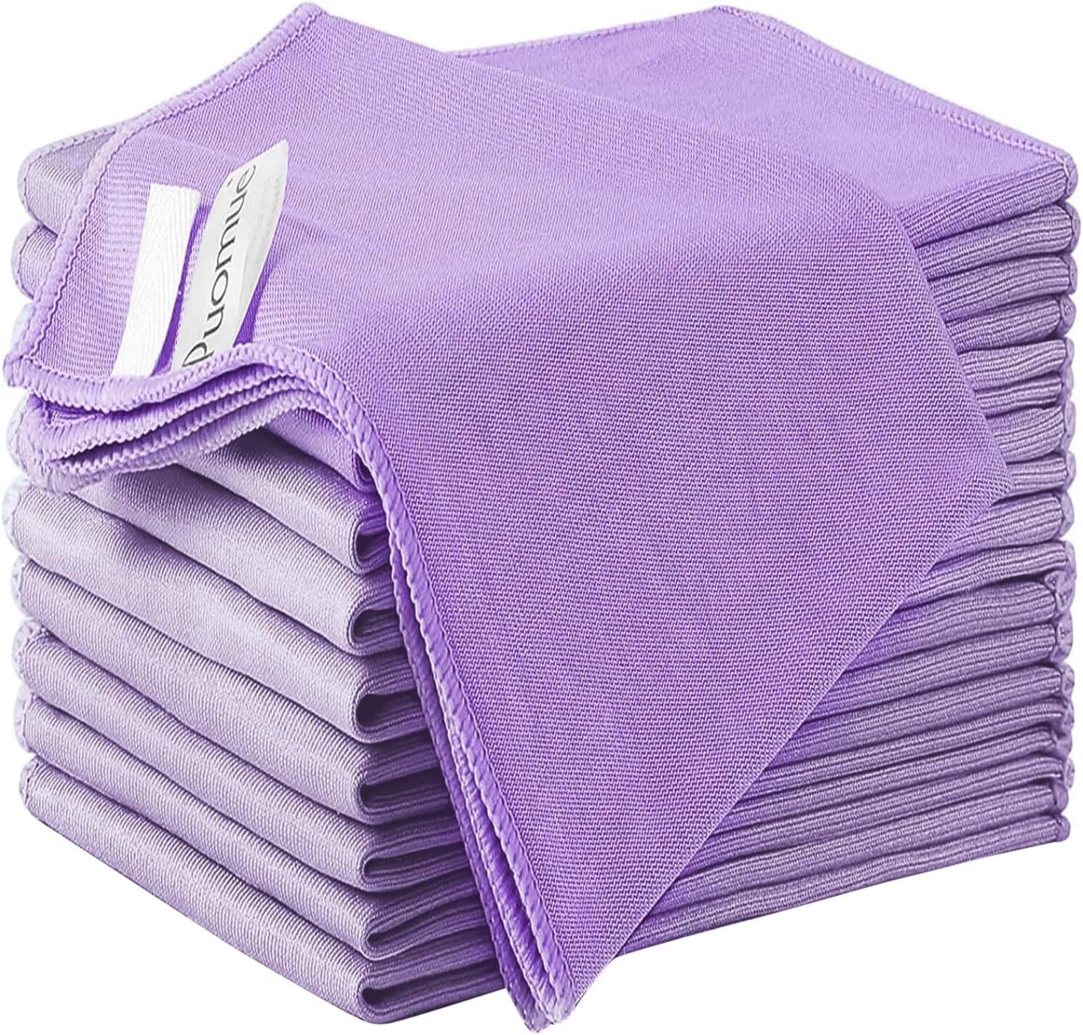 12PACK Glass Cleaning Cloth Blue