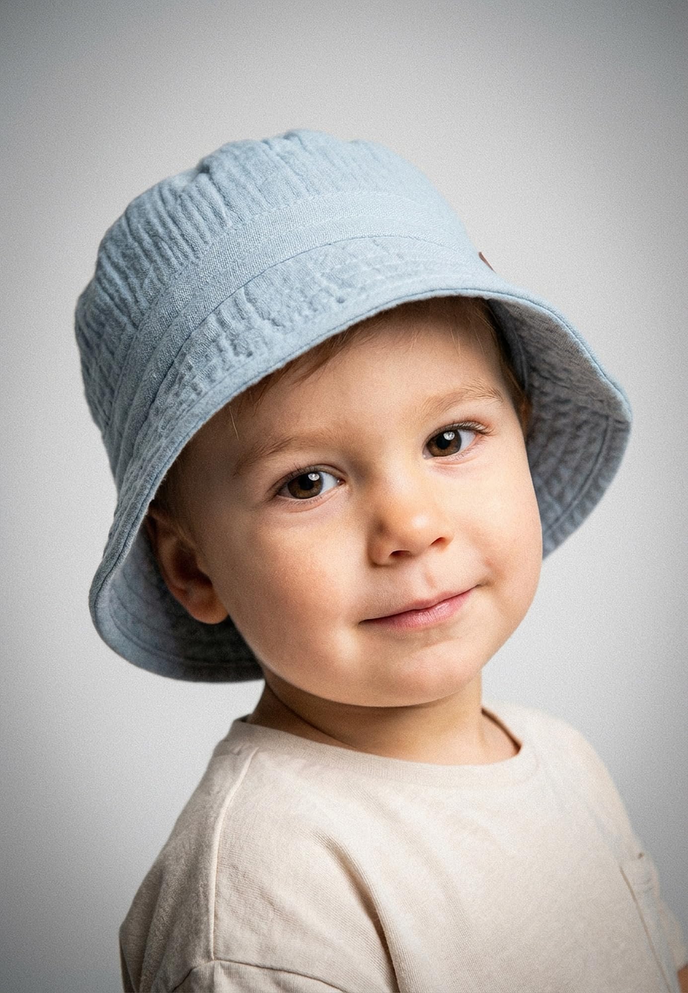 Sterntaler Fischerhut Musselin Cappello da Sole Unisex-Bimbi