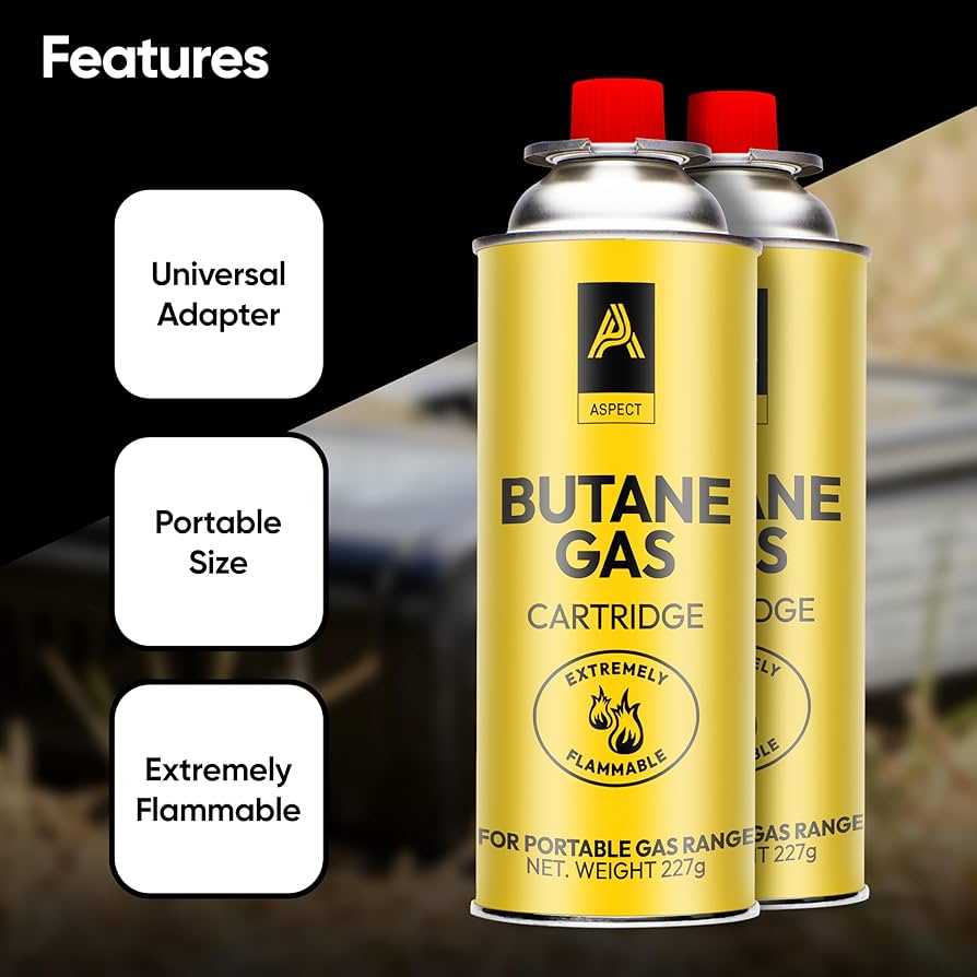 Aspectcamping Gas Canisters For Camping Stove Butane Gas Perfect