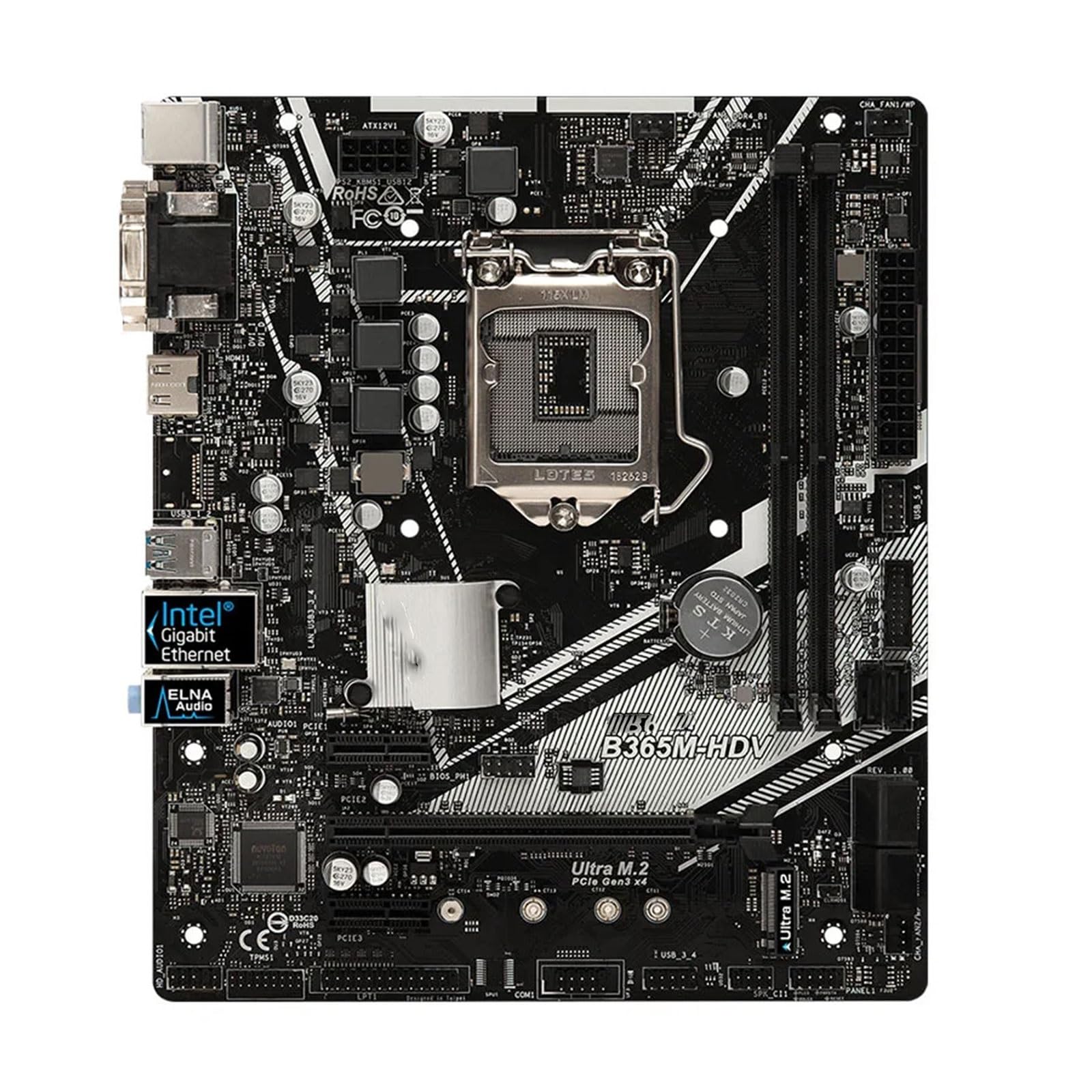 Schede madri per computer Fit For Asrock B365M-HDV Desktop Intel B365 B365M DDR4 Scheda madre LGA 1151 I7/i5/i3 USB3.0 SATA3