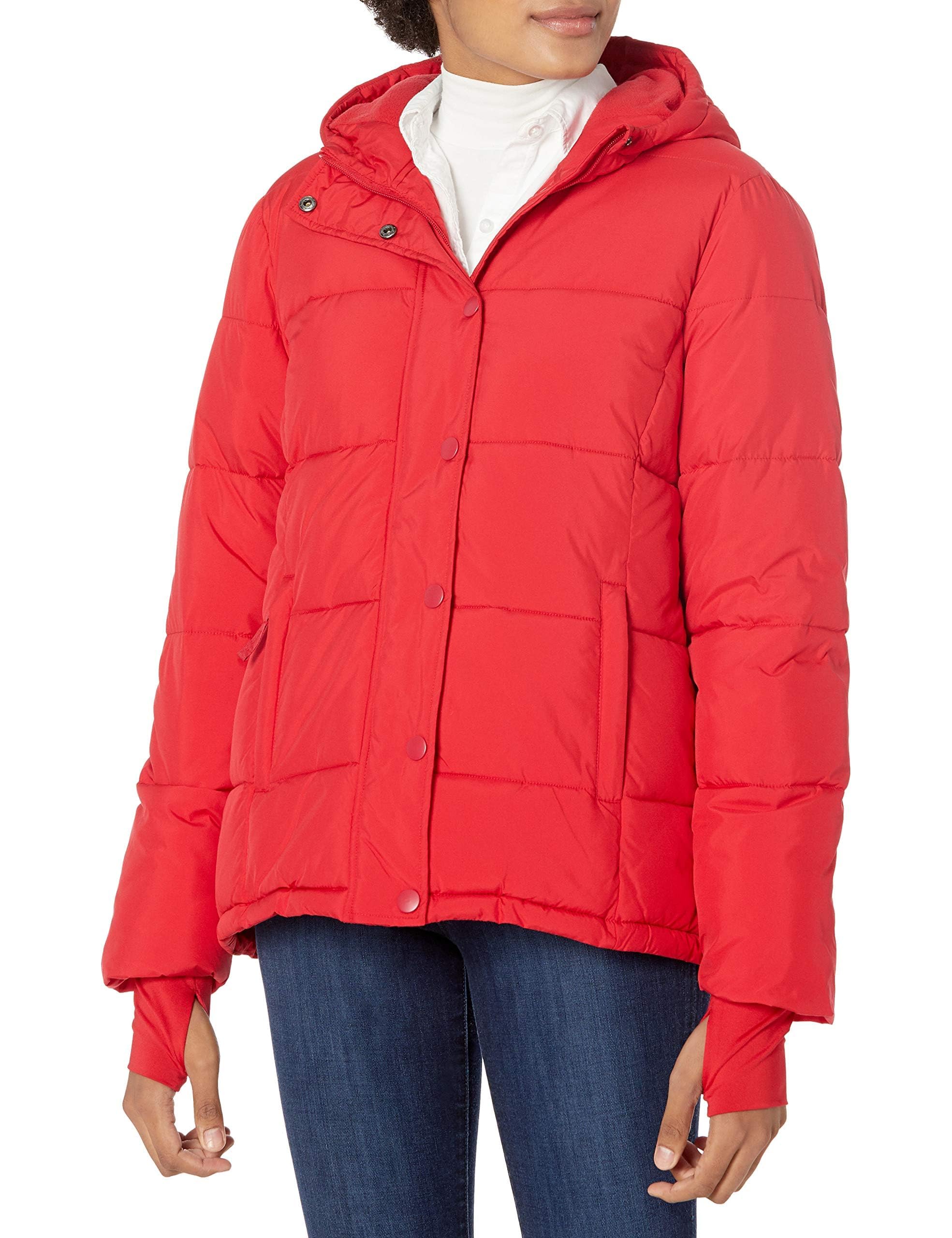 Women's Heavyweight Long-Sleeve Hooded Puffer Coat - Discontinued Colors