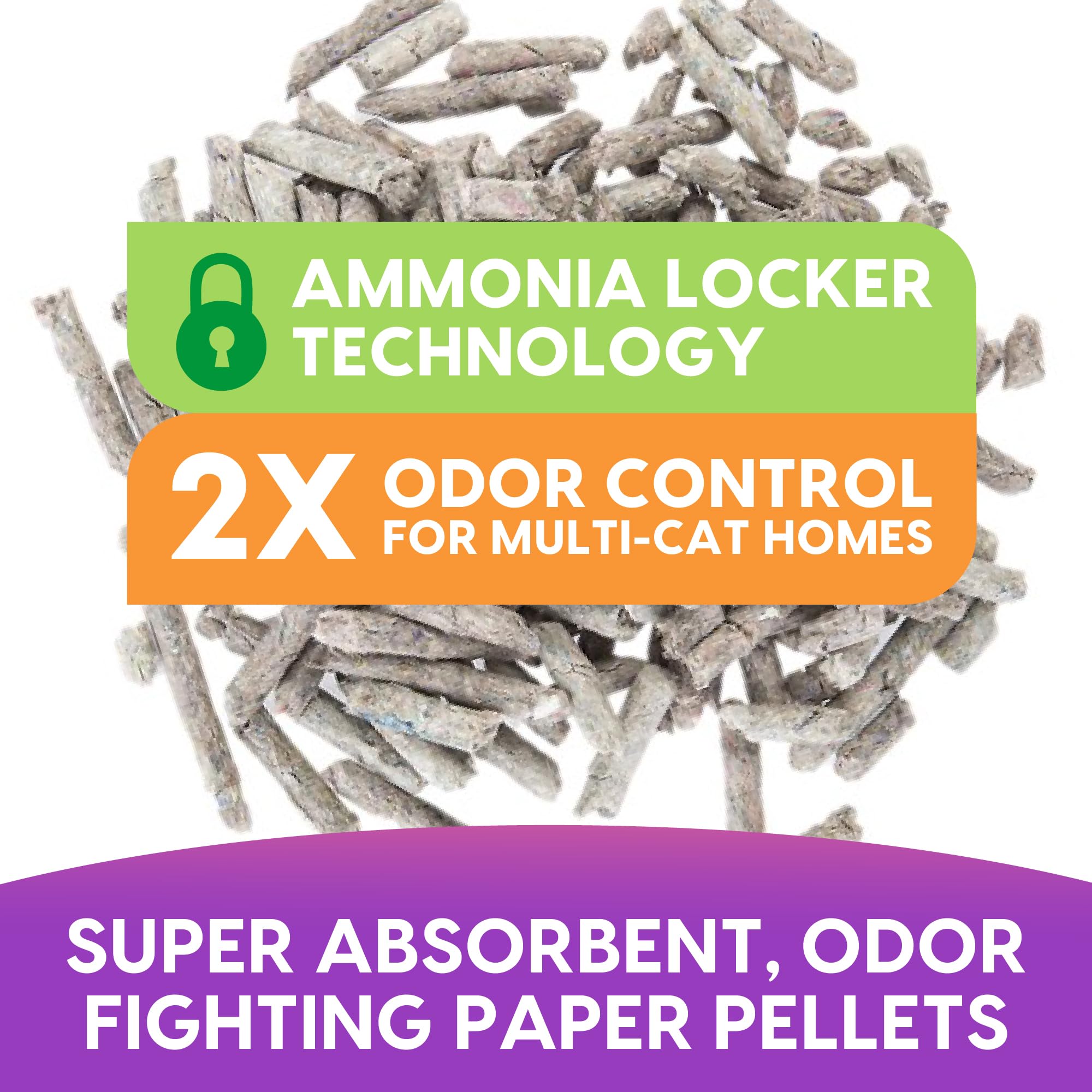 Fresh News Arena de Papel para Gatos Multi Cat Que no se aglutina, Bolsa de 25 Libras