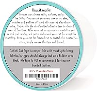 Vista 2 de Sofisti-Cat Cinta de entrenamiento, cinta de gato para muebles, disuasorio de arañazos evita que los gatos arañen los muebles con nuestro repelente