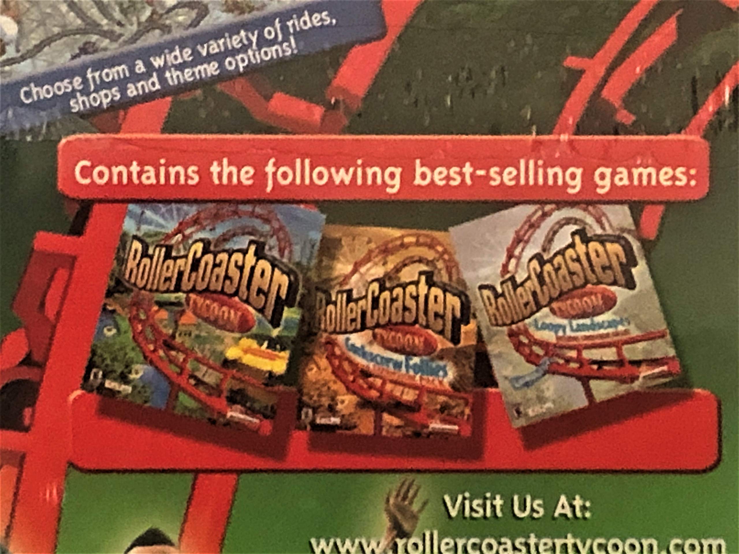 RollerCoaster Tycoon Deluxe: RollerCoaster Tycoon / Loopy Landscapes / Corkscrew Follies